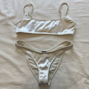 Triangl Galaxy Bikini in white